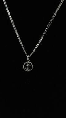 Anchor Pendant Necklace 925